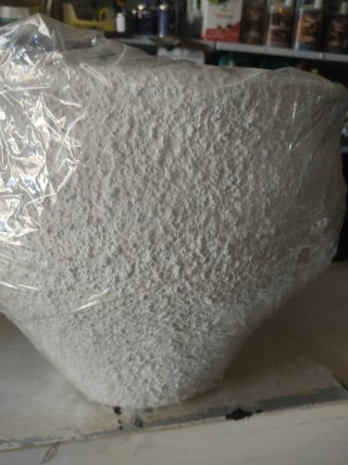 Maceta Coco Relieve Blanca