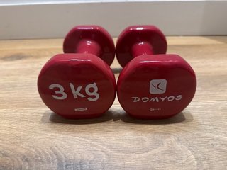 2 Mancuernas 3 kg DOMYOS