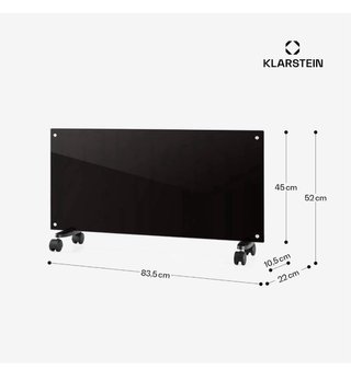 Radiador Eléctrico Klarstein Negro
