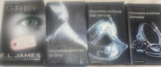 Saga 4 libros de 50 sombras de grey