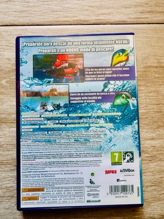 VideoJuego Rápala para kinect Xbox 360