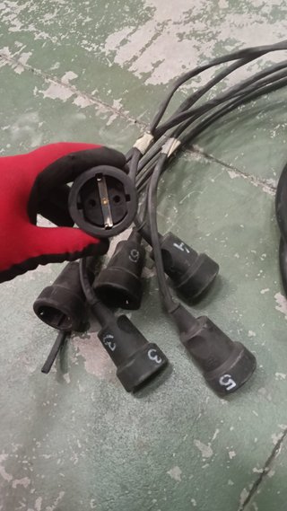 Harting H16 Macho- 6 Schuko Hembra 10m corriente
