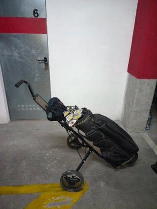 Juego Golf Completo Carro Bolsa Bolas
