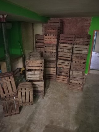 Caja de madera rústica