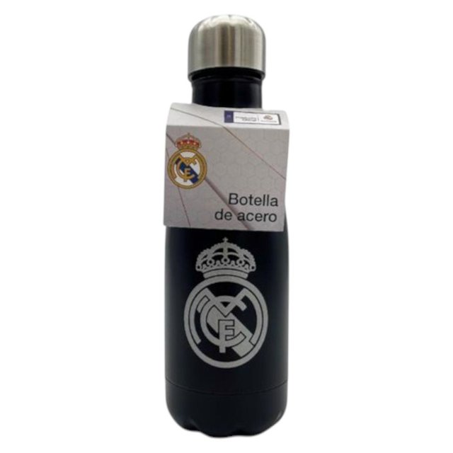 Botella Acero Inox Real Madrid 550ml Oficial