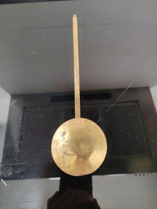 Péndulo de reloj antiguo 29,5cm