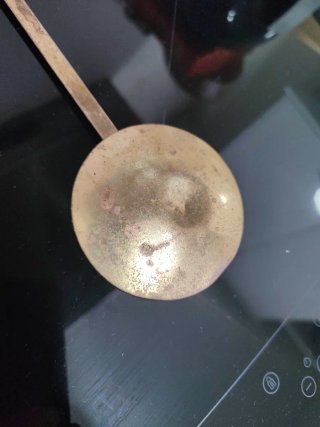 Péndulo de reloj antiguo 29,5cm