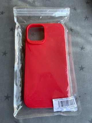 Funda iPhone 14 Rojo Terciopelo