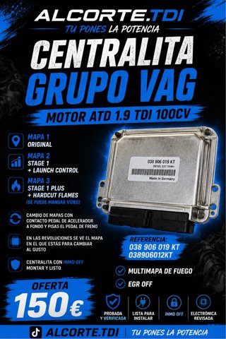 Centralita VAG 1.9 TDI ATD Multimapa