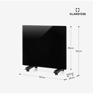 Radiador Eléctrico Klarstein Negro