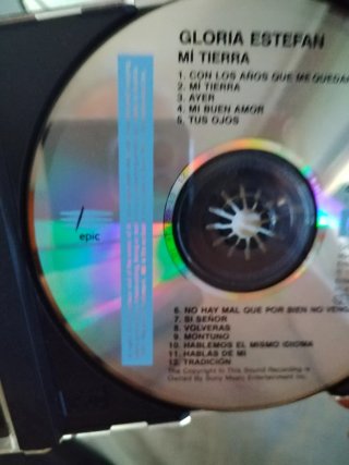CD Gloria Estefan Mi Tierra Latino