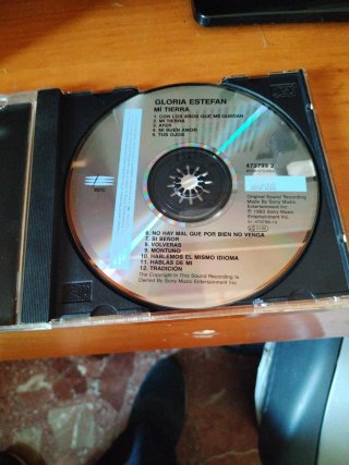 CD Gloria Estefan Mi Tierra Latino