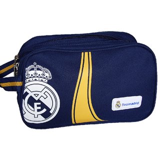 Neceser Doble Compartimento Real Madrid Azul