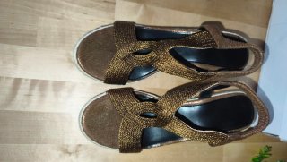 Sandalias cuña talla 40