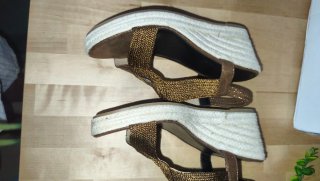 Sandalias cuña talla 40