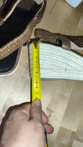 Sandalias cuña talla 40