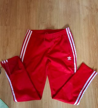 Pantalones Adidas Rojos