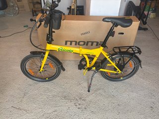 Bicicleta Plegable Moma 20 Amarilla