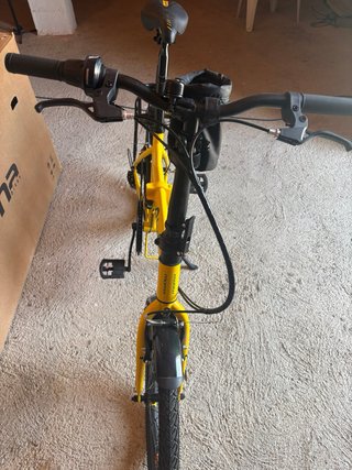 Bicicleta Plegable Moma 20 Amarilla