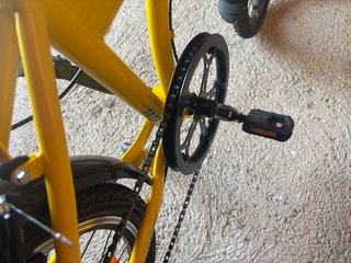 Bicicleta Plegable Moma 20 Amarilla
