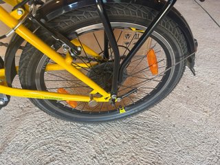 Bicicleta Plegable Moma 20 Amarilla