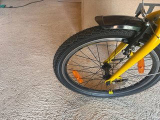 Bicicleta Plegable Moma 20 Amarilla