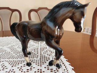 Caballo Cerámica Decorativo Marrón