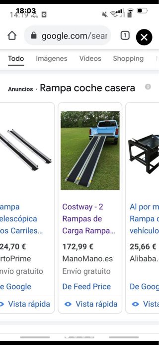 Rampa Silla Ruedas Telescópica