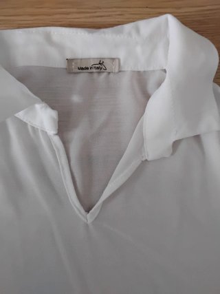 Blusa sin mangas semitransparente