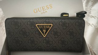Cartera monedero Guess Negra y Dorada