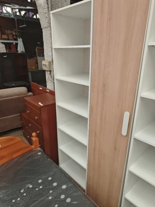Estantería blanca madera 2 unidades