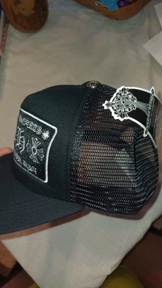 Gorra Chrome Hearts Negra Nueva Con Etiquetas