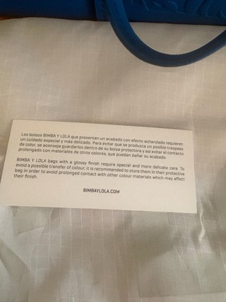 Bolso Bimba y Lola Azul