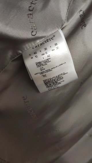 Cappotto Caractère Beige/Grigio