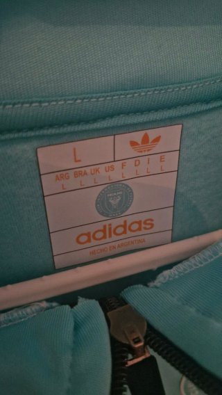 Sudadera Inter Miami Celeste y Naranja Talla L