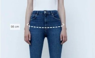 Falda Zara Talla M Nueva Beige