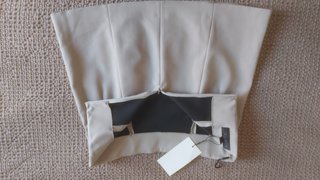 Falda Zara Talla M Nueva Beige