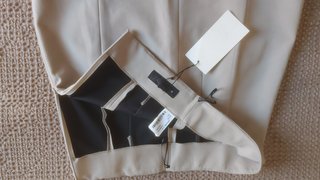 Falda Zara Talla M Nueva Beige