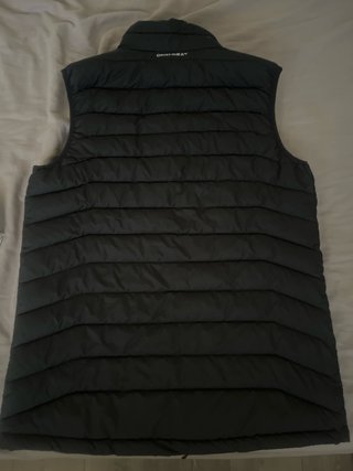 Chaleco Columbia Negro Sin Capucha