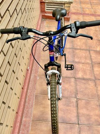 Bicicleta Top Bike Doble Suspensión Azul
