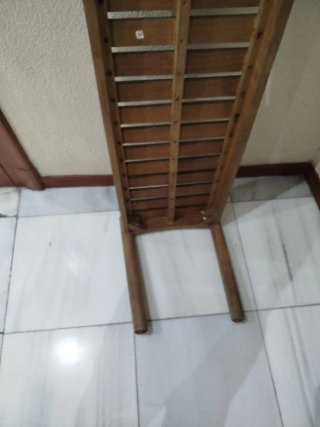 Banco de madera para jardín