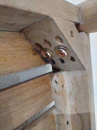 Banco de madera para jardín