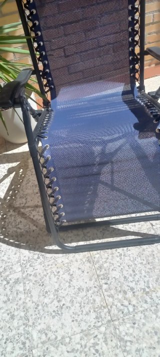 2 Sillones Plegables Playa/Terraza Azul