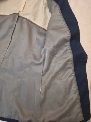 Chaqueta Blazer Bershka Azul Elegante