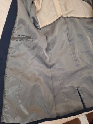 Chaqueta Blazer Bershka Azul Elegante