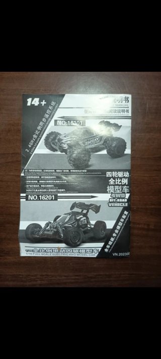 Coche RC 4x4 Todoterreno 1:16 50 Km/h