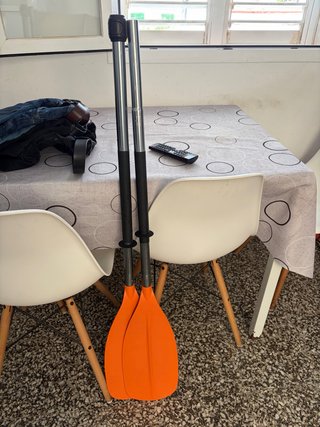 2 Remos Kayak Naranjas extensibles