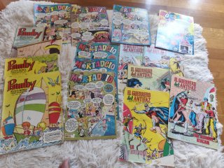 Cómic del guerrero del antifaz,Mortadelo,Pumby