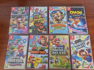 Nintendo Switch + 8 Juegos + Accesorios