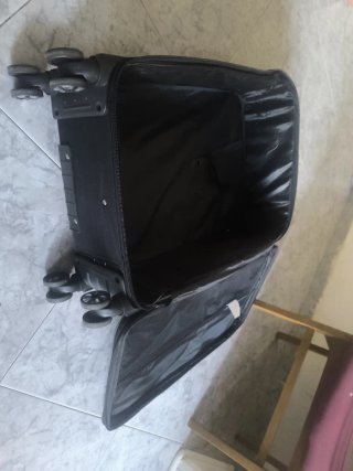 Maleta mediana LLG negra 70/45/22